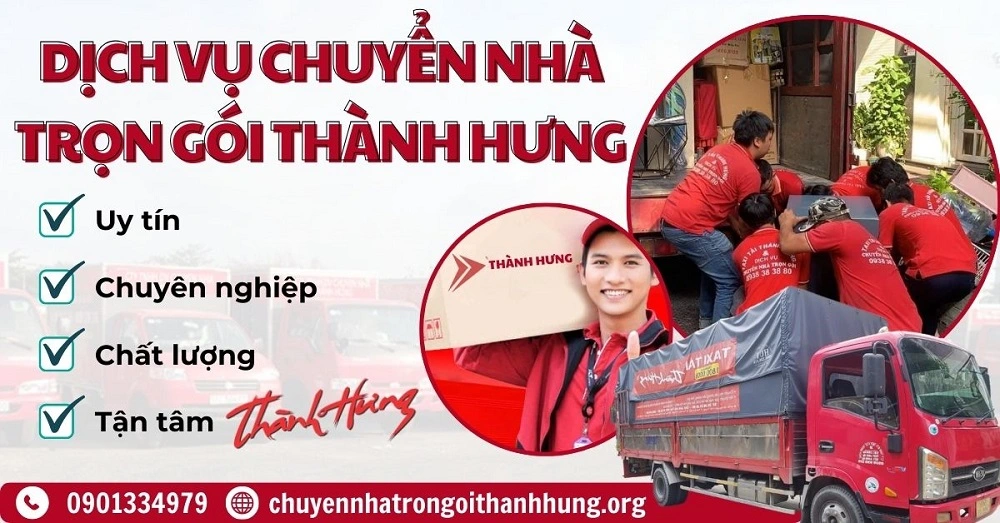 Chuyển Nhà Trọn Gói Thành Hưng là một trong những đơn vị hàng đầu trong lĩnh vực vận chuyển hiện nay.