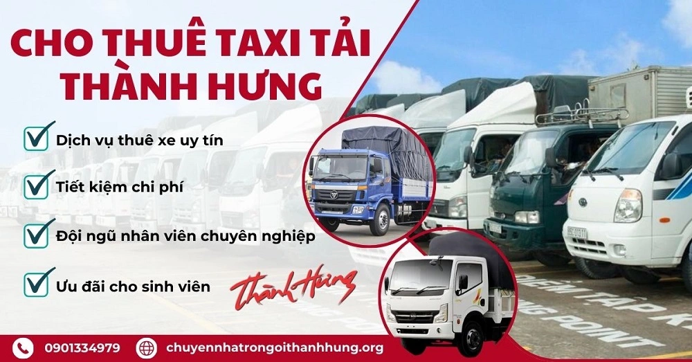 Dịch vụ cho thuê taxi tải Thành Hưng luôn đặt uy tín, chất lượng, lợi ích của khách hàng lên hàng đầu.