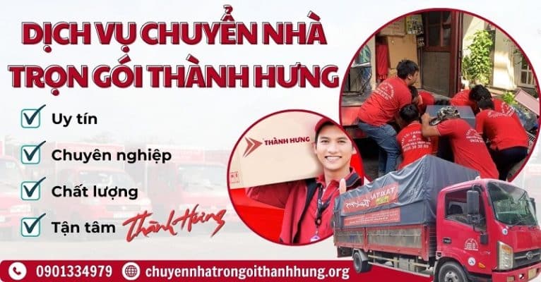 Dịch vụ chuyển nhà trọn gói Thành Hưng là một trong những đơn vị dịch vụ chuyên nghiệp hàng đầu trong lĩnh vực vận chuyển hiện nay.