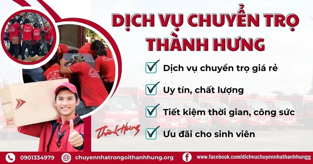 Dịch vụ chuyển trọ Thành Hưng an toàn, tiện lợi, đáp ứng mọi nhu cầu của khách hàng.