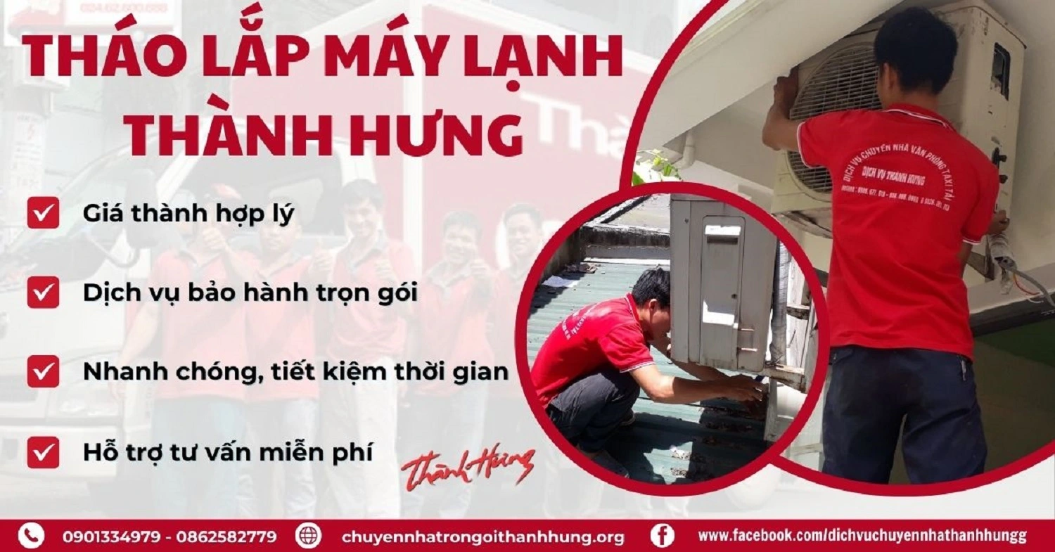 Dịch vụ tháo lắp máy lạnh cam kết bảo hành dài hạn, giúp khách hàng an tâm tuyệt đối.